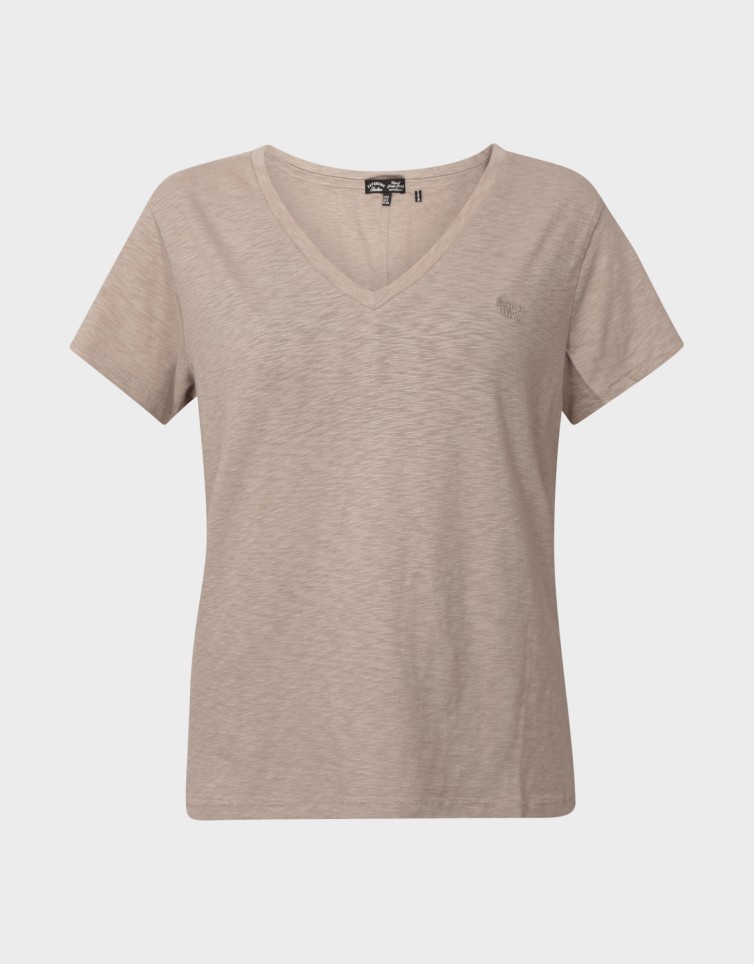 STUDIOS SLUB EMB VEE TEE