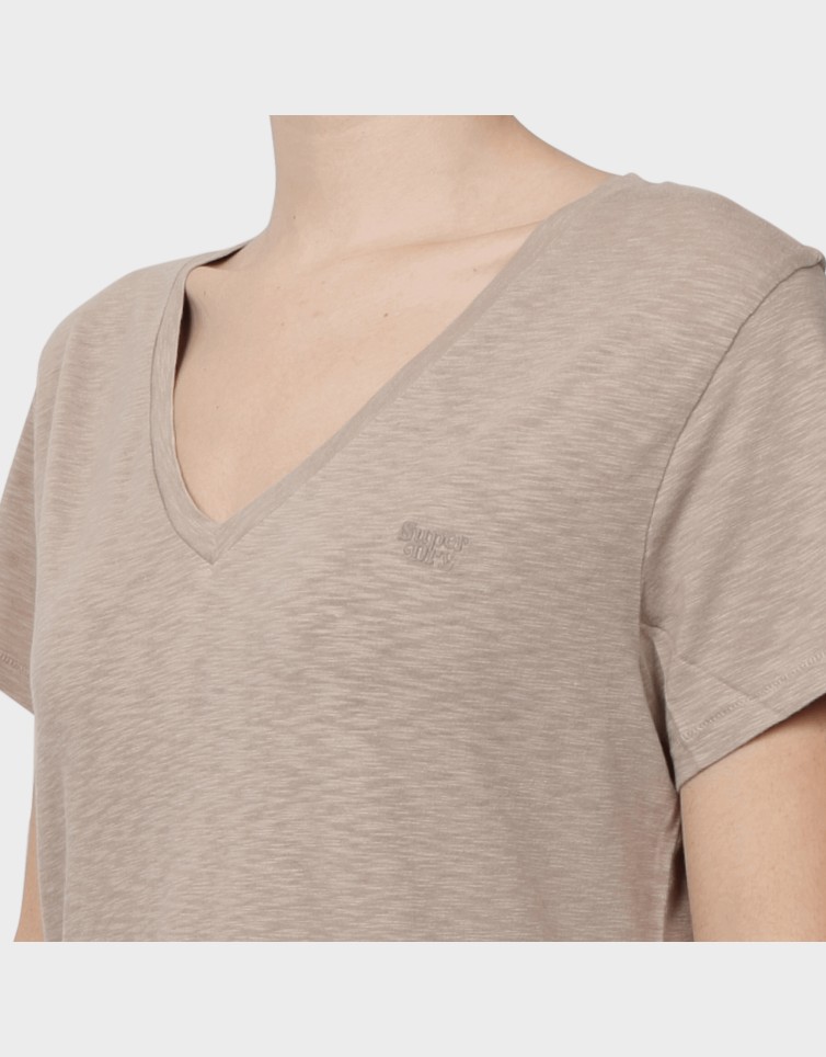 STUDIOS SLUB EMB VEE TEE