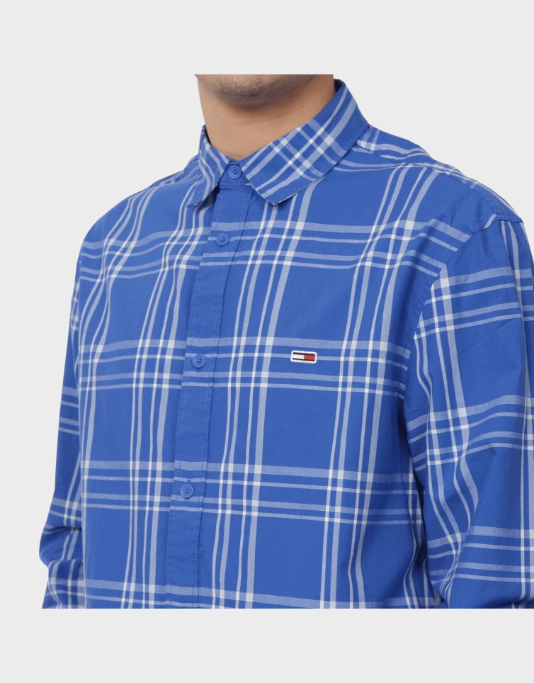 REG POPLIN CHECK SHIRT
