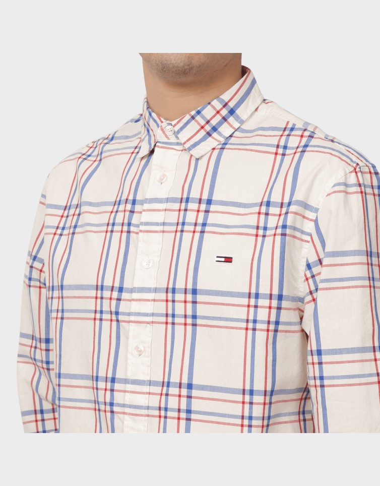 REG POPLIN CHECK SHIRT