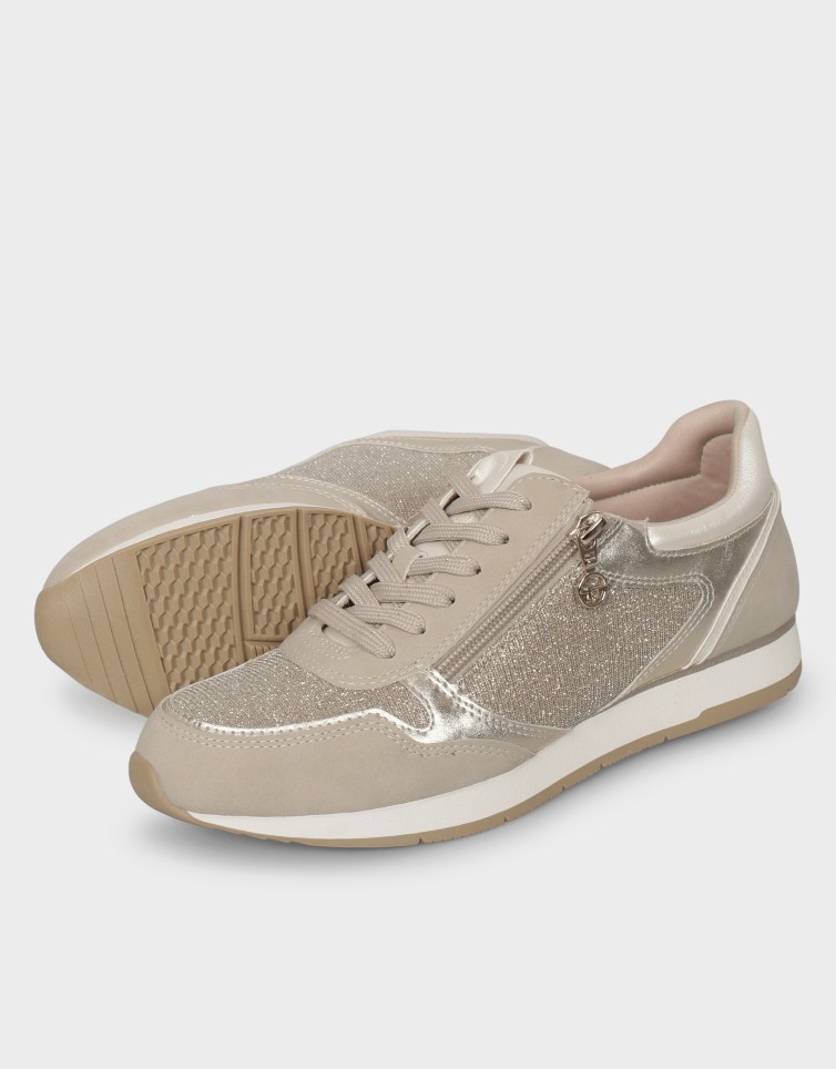 GOLD CASUAL SNEAKERS
