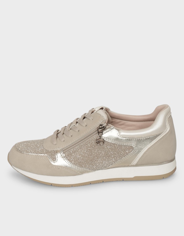 GOLD CASUAL SNEAKERS