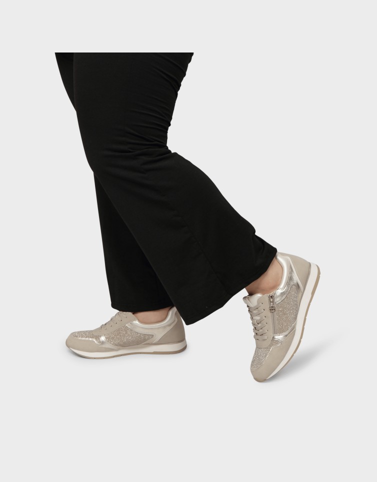 GOLD CASUAL SNEAKERS