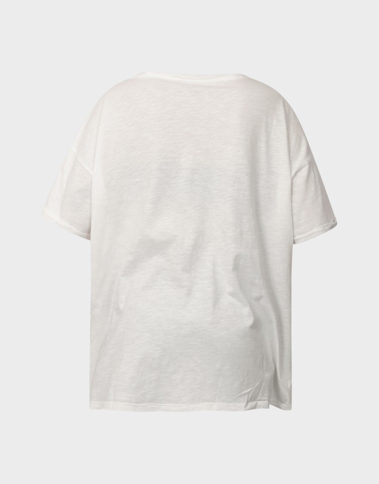WORLD S/S BOXY SLIT TOP