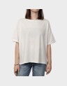 WORLD S/S BOXY SLIT TOP