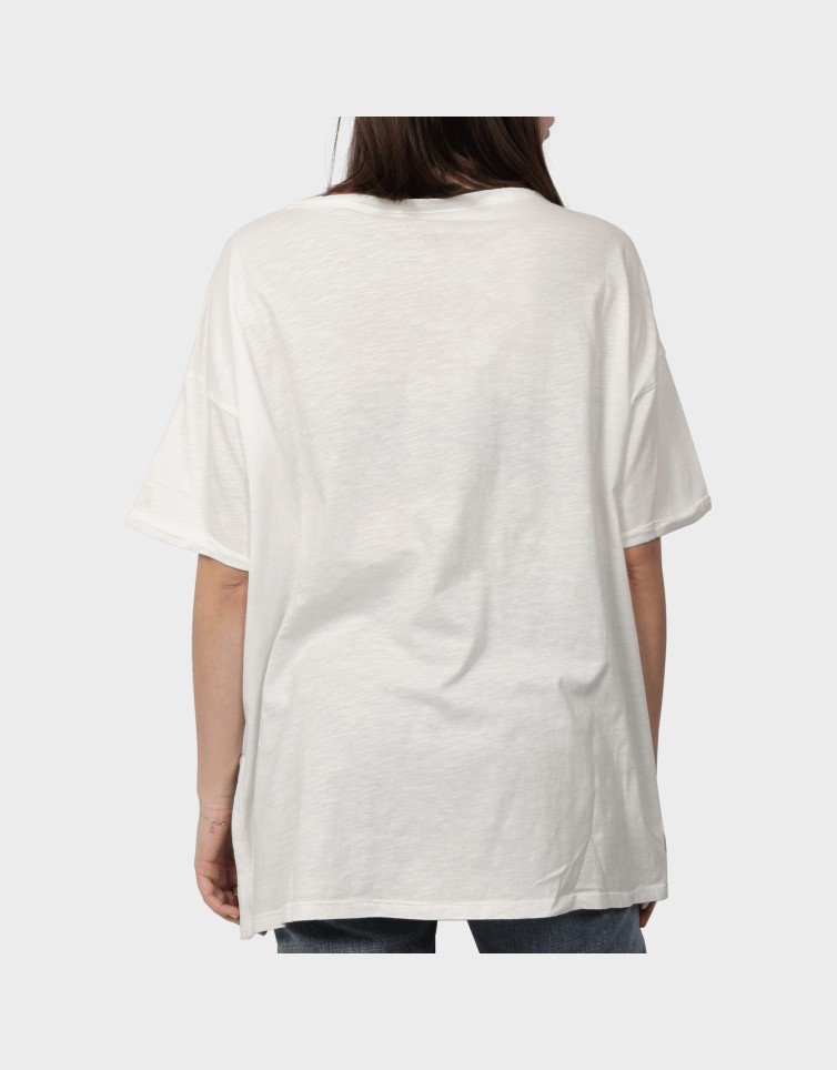 WORLD S/S BOXY SLIT TOP