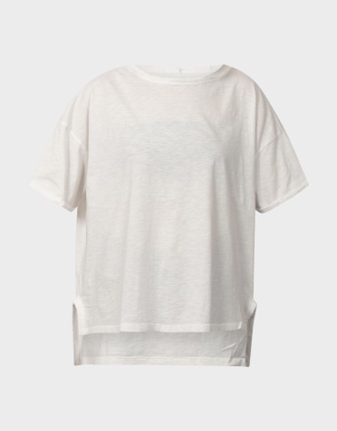 WORLD S/S BOXY SLIT TOP