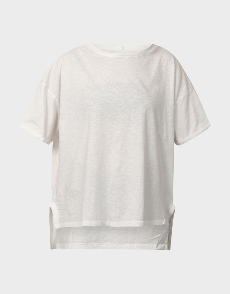 WORLD S/S BOXY SLIT TOP