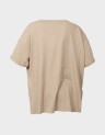 WORLD S/S BOXY SLIT TOP