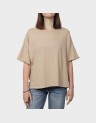 WORLD S/S BOXY SLIT TOP