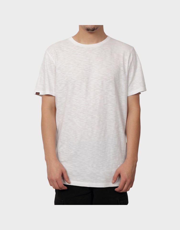 STUD CREW NECK SLUB SS T-SHIRT