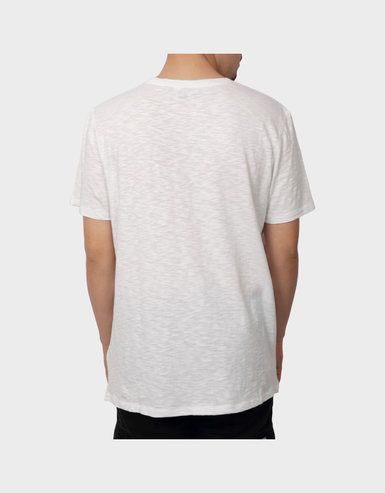 STUD CREW NECK SLUB SS T-SHIRT