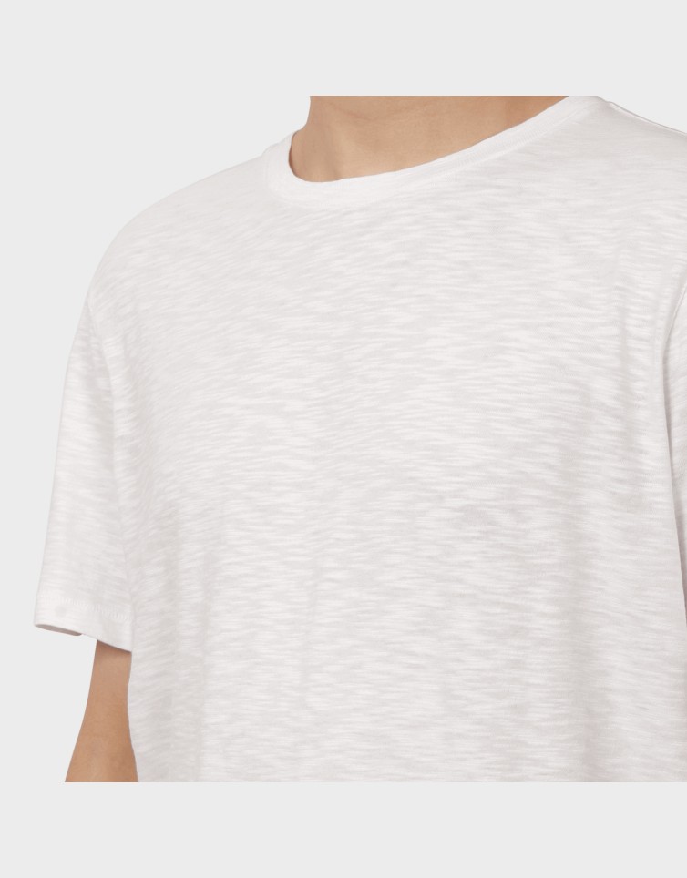 STUD CREW NECK SLUB SS T-SHIRT