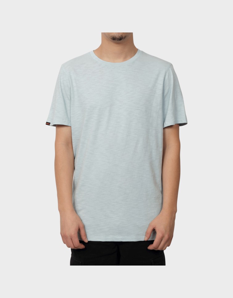 STUD CREW NECK SLUB SS T-SHIRT