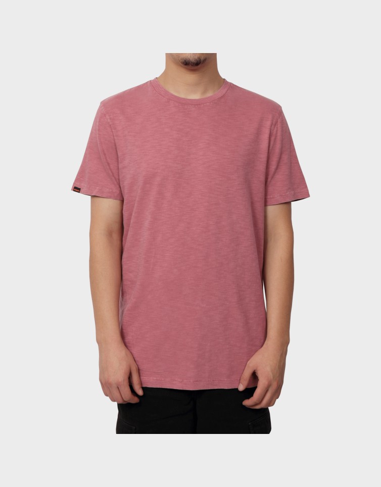 STUD CREW NECK SLUB SS T-SHIRT