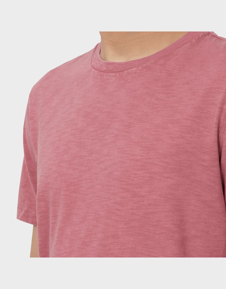 STUD CREW NECK SLUB SS T-SHIRT