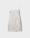 POPLIN BACK TIE STRAP DRESS