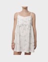 POPLIN BACK TIE STRAP DRESS
