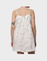 POPLIN BACK TIE STRAP DRESS