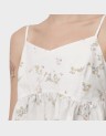 POPLIN BACK TIE STRAP DRESS