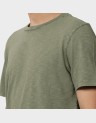STUD CREW NECK SLUB SS T-SHIRT
