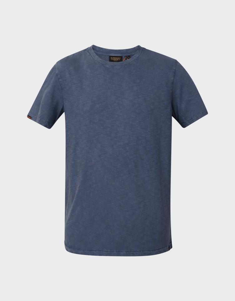 STUD CREW NECK SLUB SS T-SHIRT