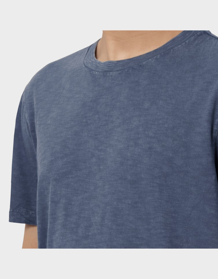 STUD CREW NECK SLUB SS T-SHIRT