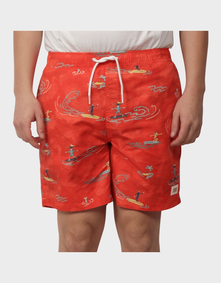 TROPICAL PRINT SWIMSHORTS