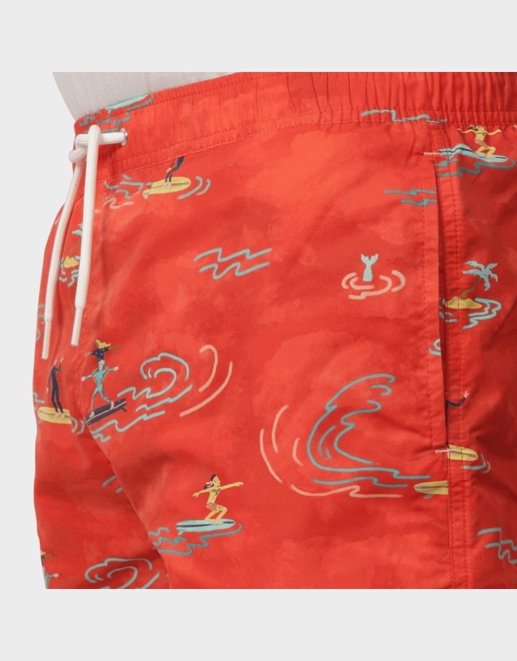 TROPICAL PRINT SWIMSHORTS