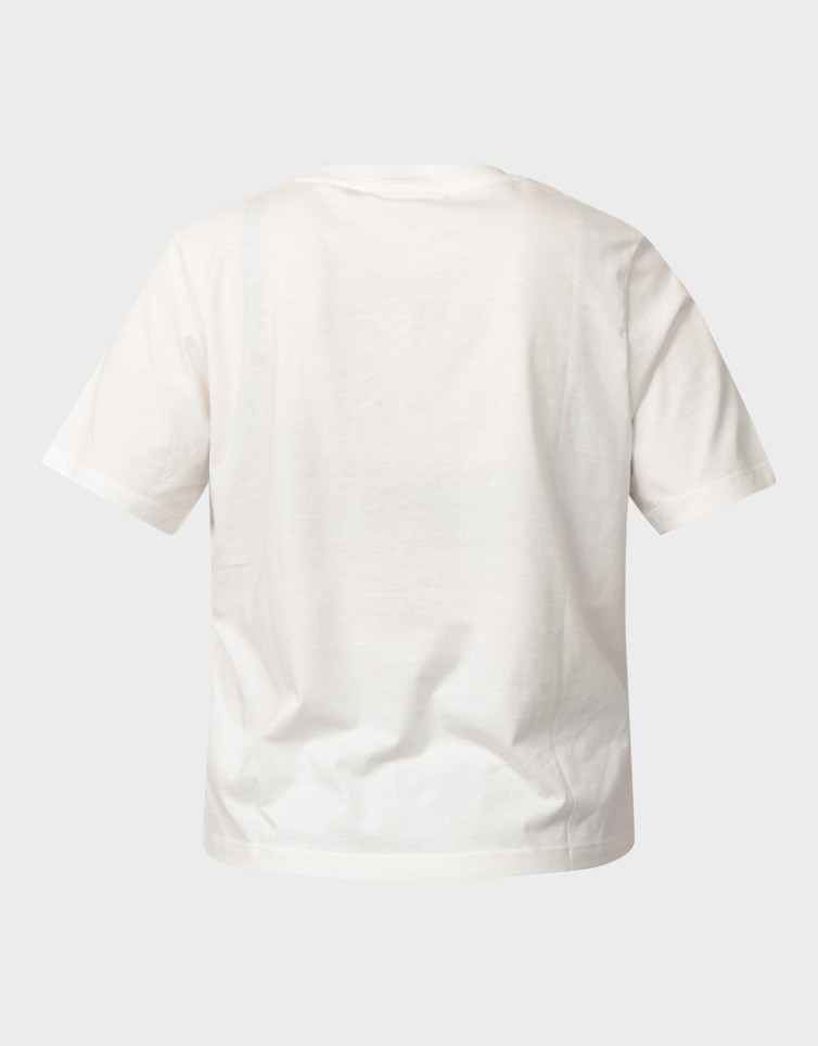 ISLA REG VNECK SS LINEN TEE