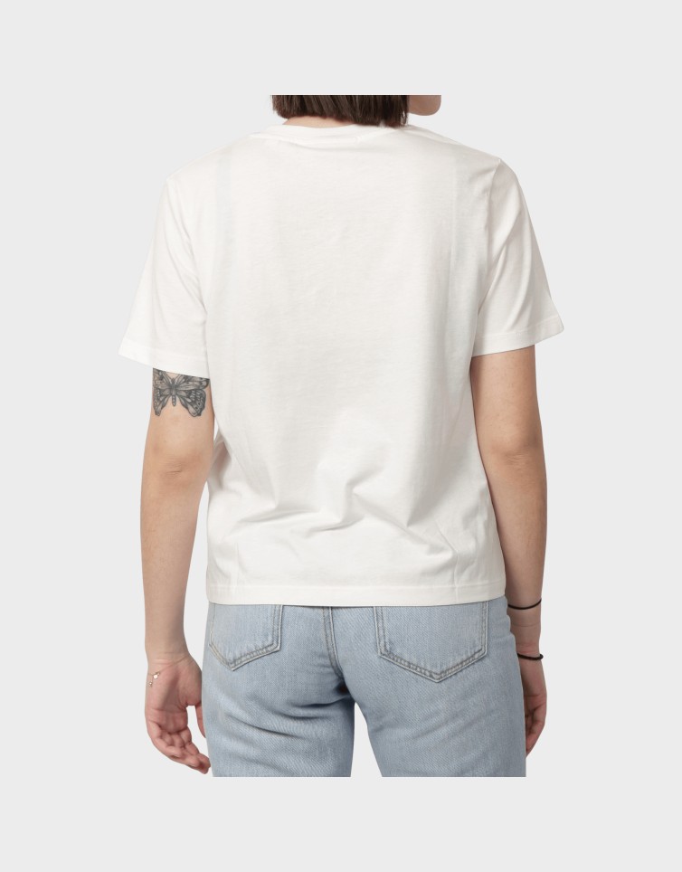 ISLA REG VNECK SS LINEN TEE