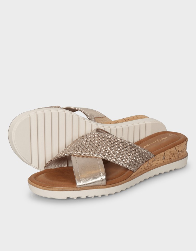 WEDGE BRAID MULES