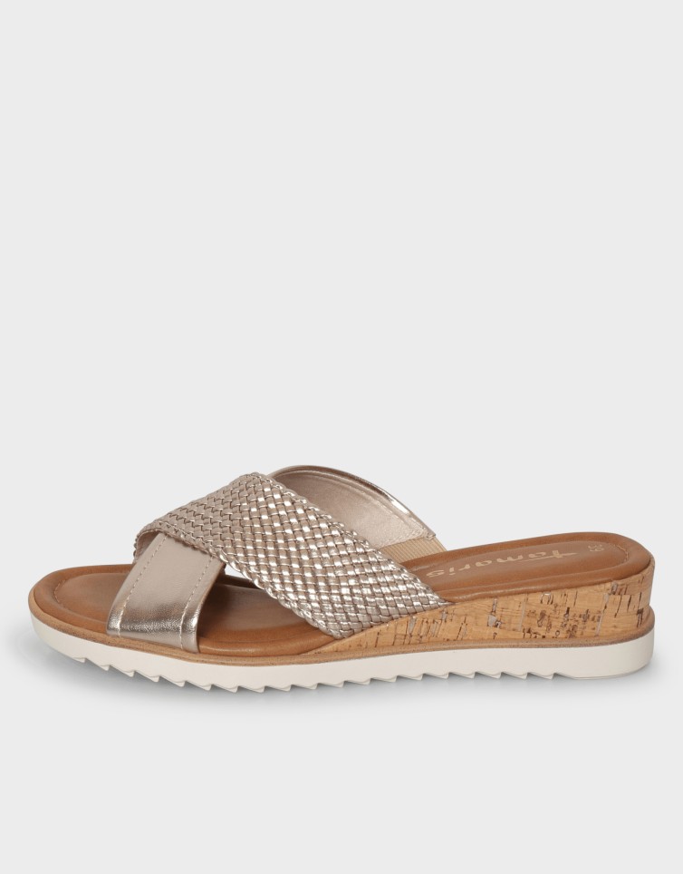 WEDGE BRAID MULES