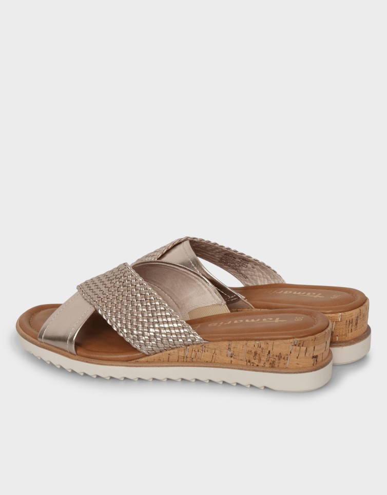 WEDGE BRAID MULES