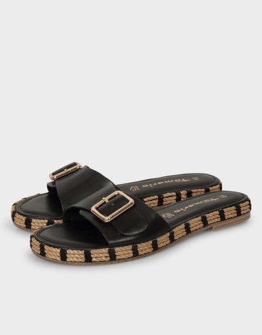 BUCKLE MULES