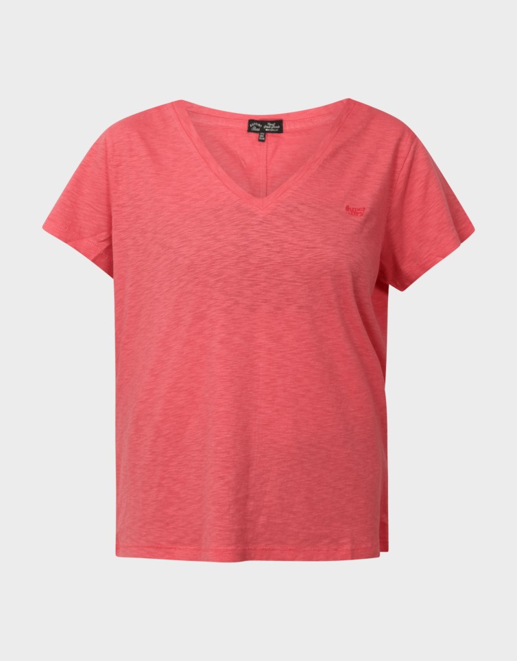 STUDIOS SLUB EMB VEE TEE