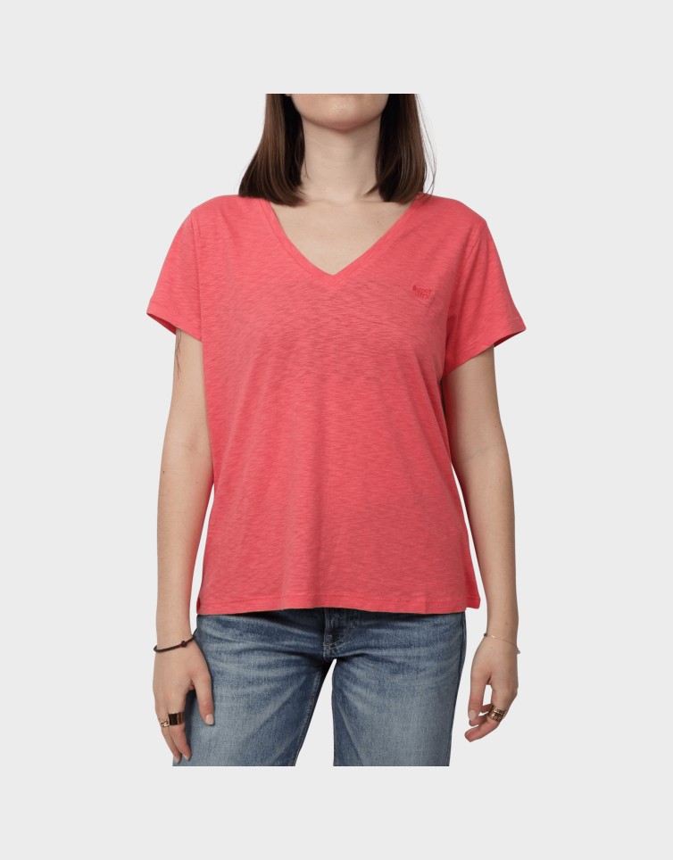 STUDIOS SLUB EMB VEE TEE