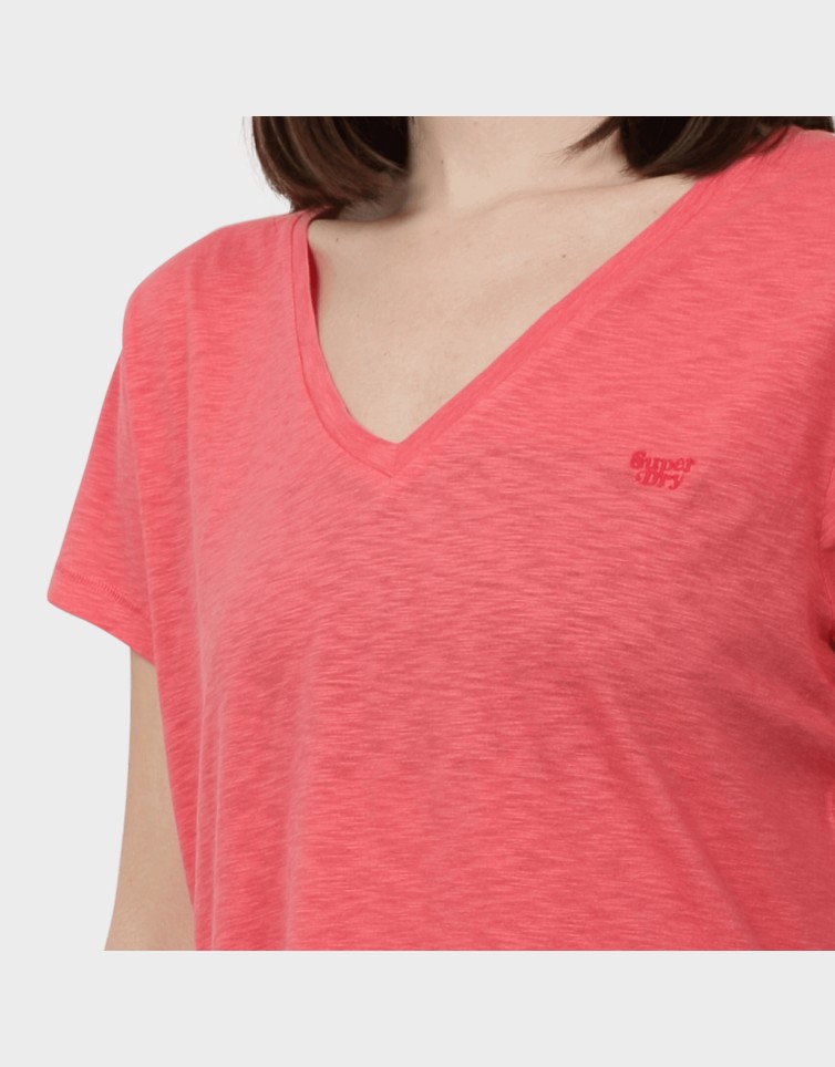 STUDIOS SLUB EMB VEE TEE
