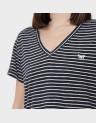 SLUB EMB VEE TEE