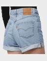 ROLLED 80S MOM SHORTS