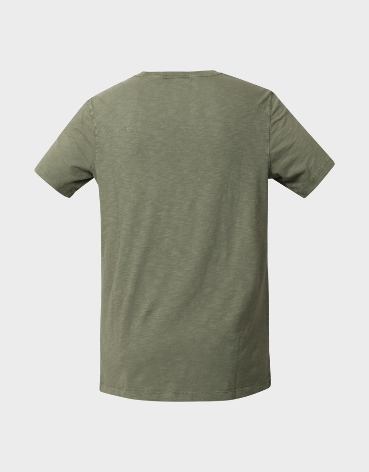 STUD CREW NECK SLUB SS T-SHIRT