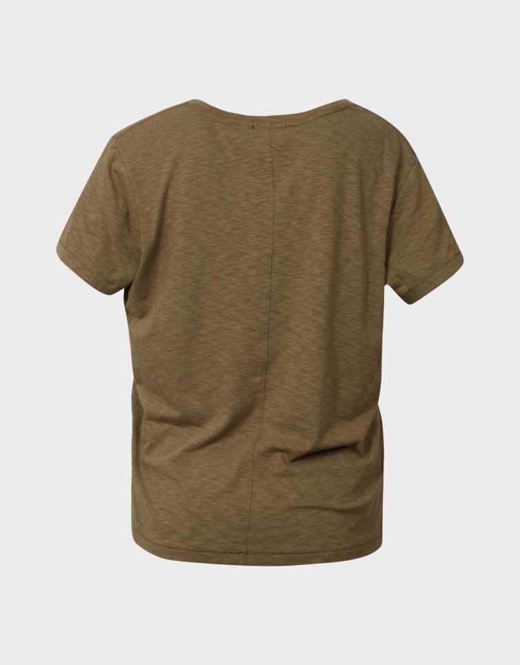 STUDIOS SLUB EMB VEE TEE
