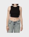 VILMA S/L CROPPED TANK TOP
