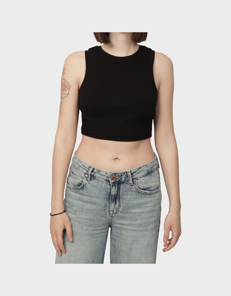 VILMA S/L CROPPED TANK TOP