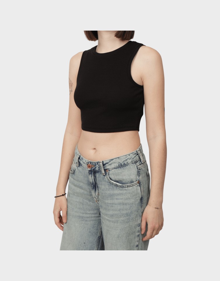 VILMA S/L CROPPED TANK TOP