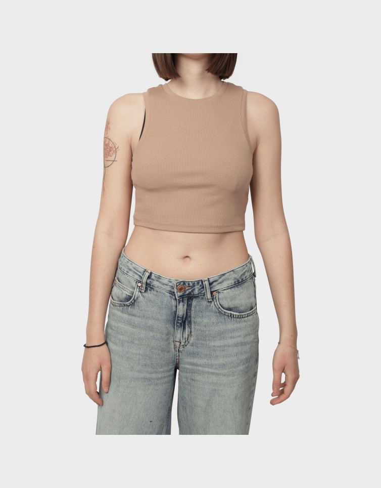 VILMA S/L CROPPED TANK TOP
