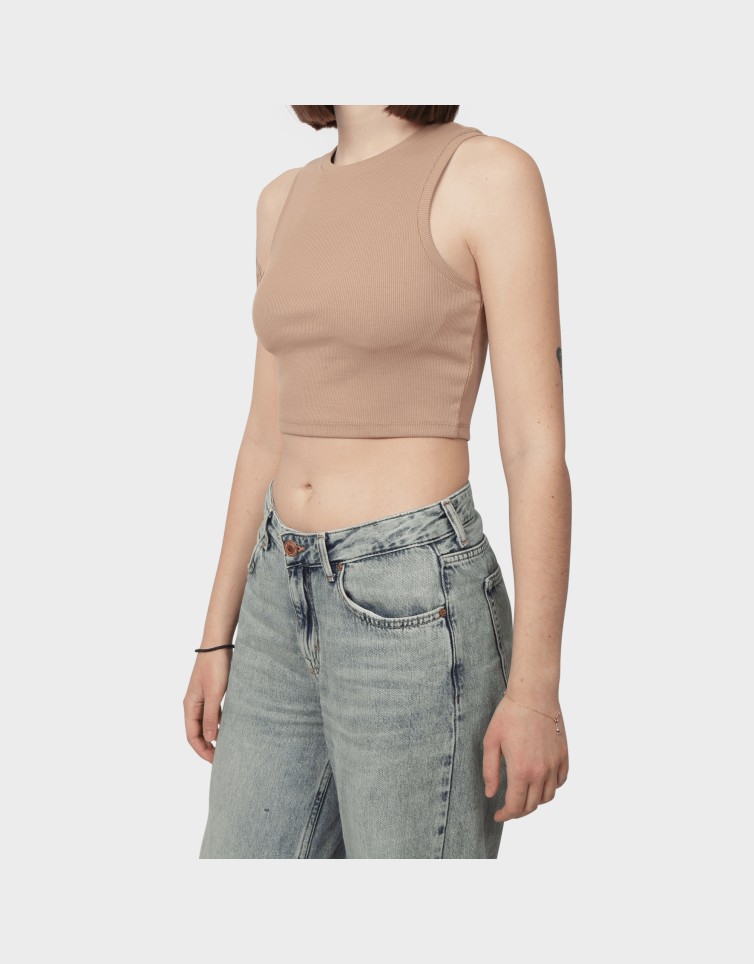 VILMA S/L CROPPED TANK TOP