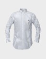 CUSTOM FIT STRIPED OXFORD SHIRT