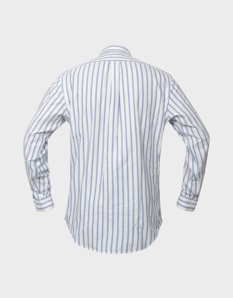 CUSTOM FIT STRIPED OXFORD SHIRT