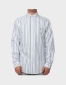 CUSTOM FIT STRIPED OXFORD SHIRT